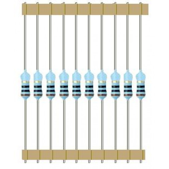  82 ohm Ω - 1/2W Watt Metal Film Resistors 0.5 ±1% for Electronics (30pcs)